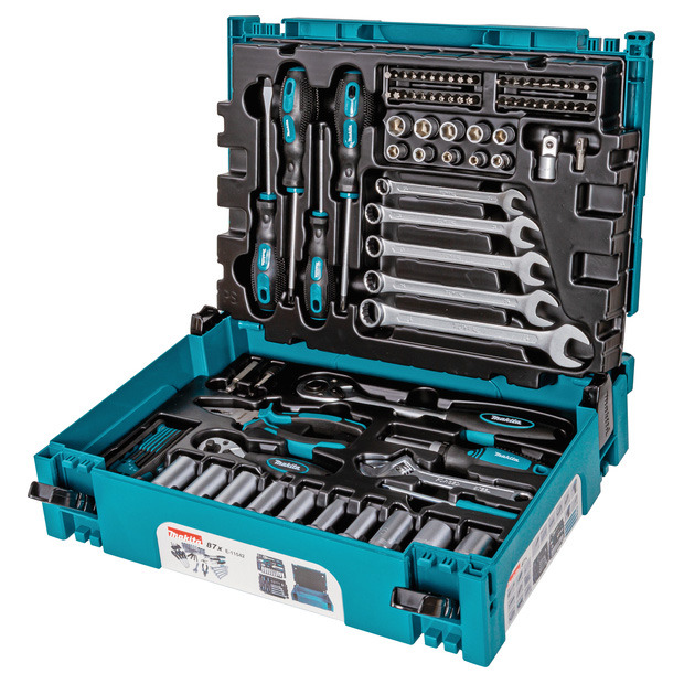 Makita set ručnog alata 87-delni u MAKPAC kutiji za alat E-11542 Makita set ručnog alata 87-delni u MAKPAC kutiji za alat E-11542