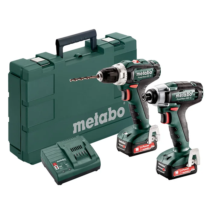 Metabo Combo Set 2.7.1 12V PowerMaxx BS 12 + PowerMaxx SSD 12 685166000 Metabo Combo Set 2.7.1 12V PowerMaxx BS 12 + PowerMaxx SSD 12 685166000