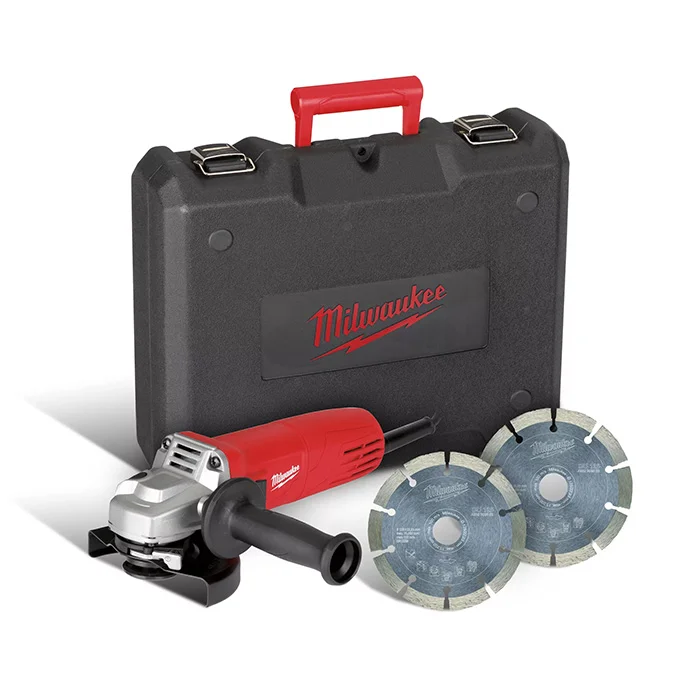 Milwaukee ugaona brusilica 1000 W AG 1000-125 EKX D-SET + POKLON 2 x Dijamantski disk 