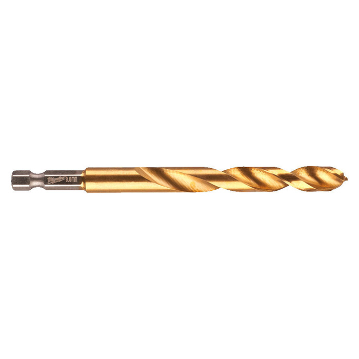 Milwaukee udarna burgija za metal HSS-G TiN HEX 1/4 Milwaukee udarna burgija za metal HSS-G TiN HEX 1/4