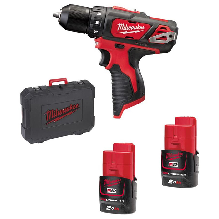 Milwaukee akumulatorska bušilica odvijač 12V 2Ah M12 BDD-202C Milwaukee akumulatorska bušilica odvijač 12V 2Ah M12 BDD-202C