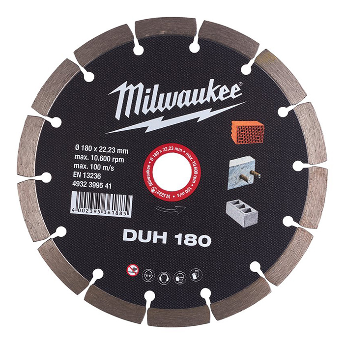 Milwaukee dijamantski rezni disk DUH 180 4932399541 Milwaukee dijamantski rezni disk DUH 180 4932399541