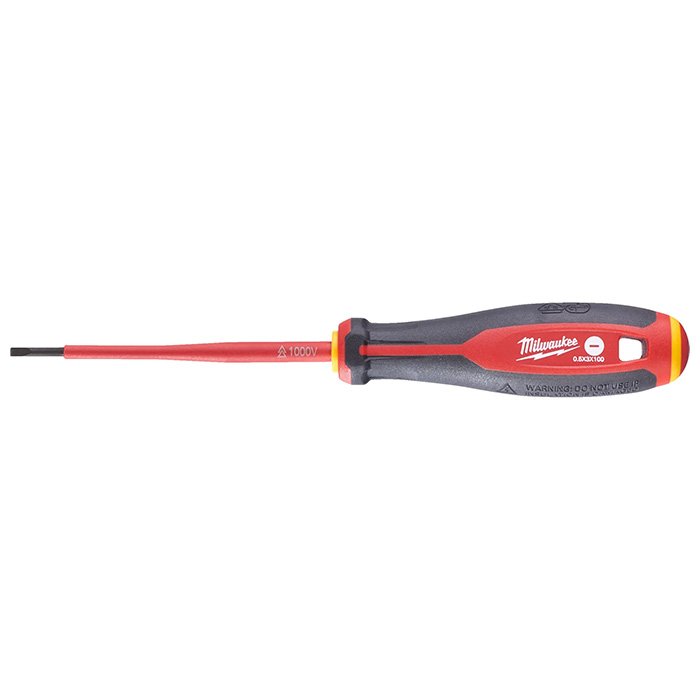 Milwaukee odvijač Tri-Lobe 1000V VDE ravni 0.5 x 3.0 x 100 mm 4932478713 Milwaukee odvijač Tri-Lobe 1000V VDE ravni 0.5 x 3.0 x 100 mm 4932478713