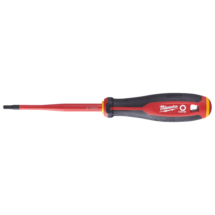 Milwaukee odvijač Tri-Lobe 1000V VDE Torx T20 x 100 mm 4932478730 Milwaukee odvijač Tri-Lobe 1000V VDE Torx T20 x 100 mm 4932478730