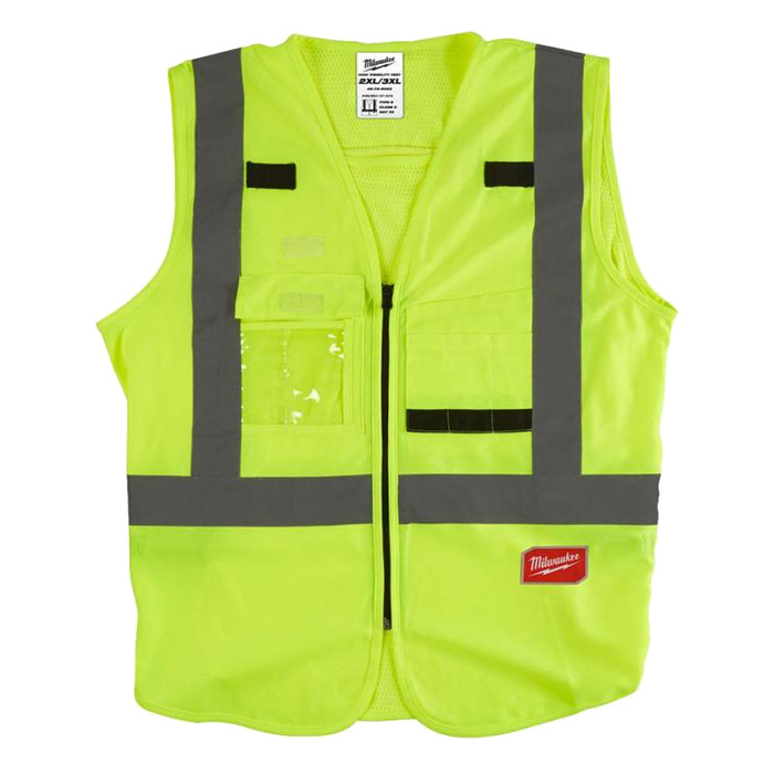 Milwaukee fluorescentni prsluk žuti 4932471889-91 Milwaukee fluorescentni prsluk žuti 4932471889-91