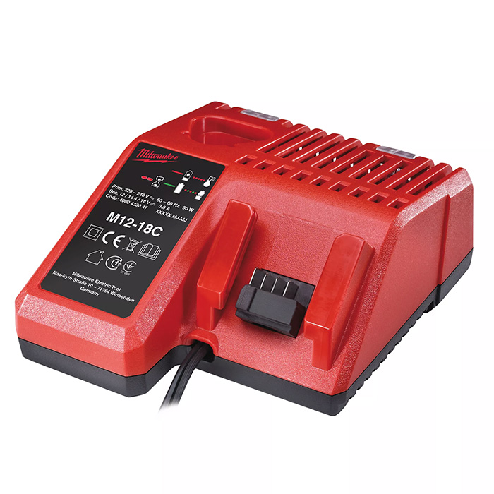 Milwaukee punjač za baterije M12-18C 4932352959 Milwaukee punjač za baterije M12-18C 4932352959