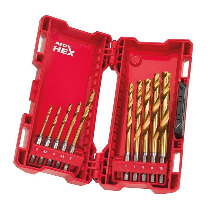 Milwaukee udarne burgije za metal 3-10mm sa hex prihvatom 1/4 Milwaukee udarne burgije za metal 3-10mm sa hex prihvatom 1/4