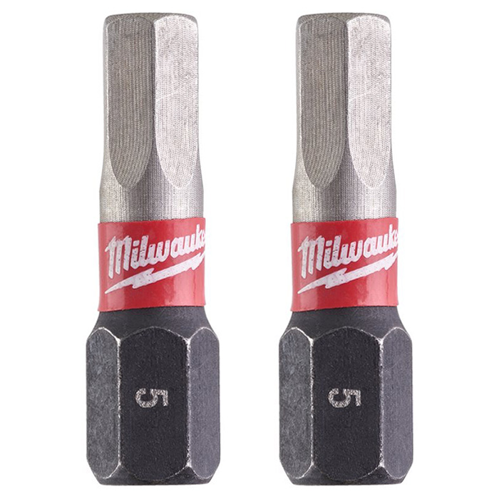 Milwaukee udarni bitsevi HEX 5 x 25mm 1/4 Milwaukee udarni bitsevi HEX 5 x 25mm 1/4