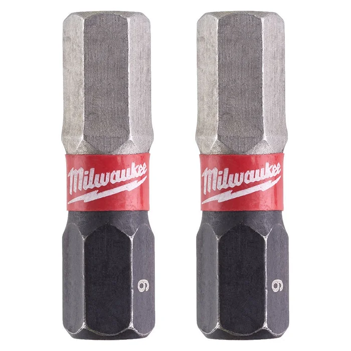 Milwaukee udarni bitsevi HEX 6 x 25mm 1/4 Milwaukee udarni bitsevi HEX 6 x 25mm 1/4