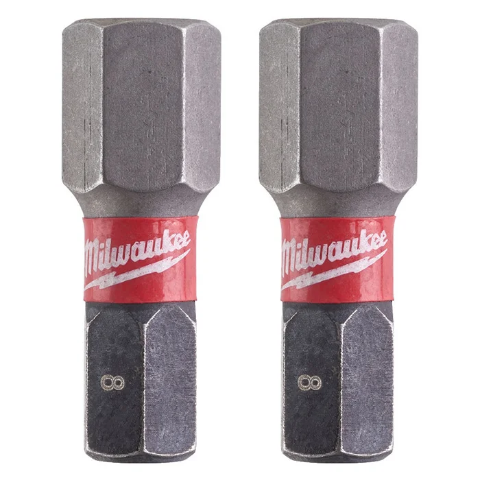 Milwaukee udarni bitsevi HEX 8 x 25mm 1/4 Milwaukee udarni bitsevi HEX 8 x 25mm 1/4
