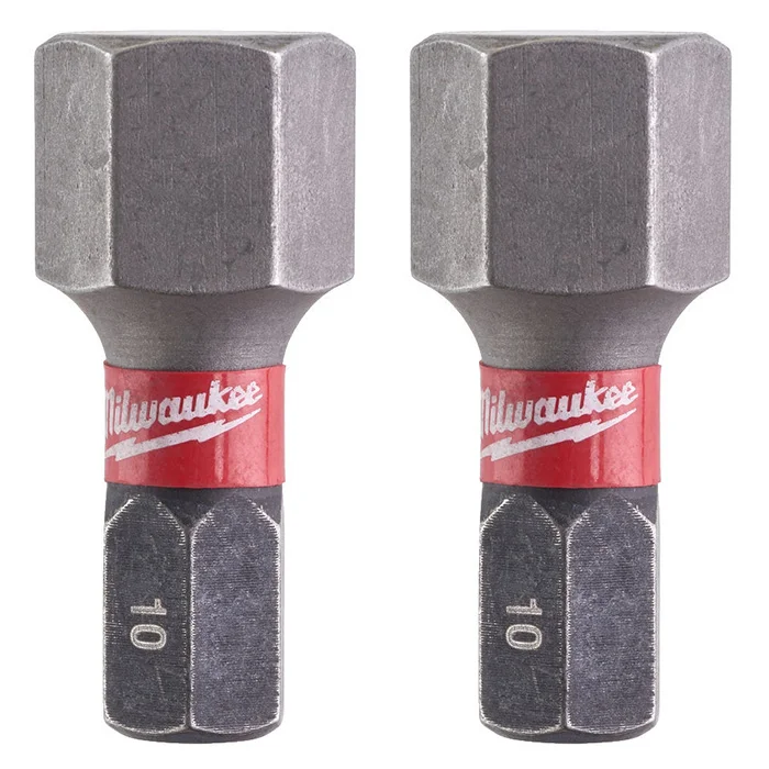 Milwaukee udarni bitsevi HEX 10 x 25mm 1/4 Milwaukee udarni bitsevi HEX 10 x 25mm 1/4