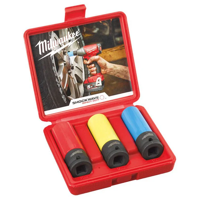 Milwaukee set nasadnih ključeva 17-19-21mm 4932493370