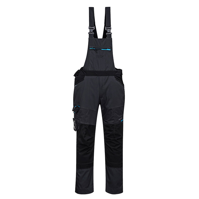 Portwest radne pantalone sa tregerima WX3 T704 metal sive Portwest radne pantalone sa tregerima WX3 T704 metal sive