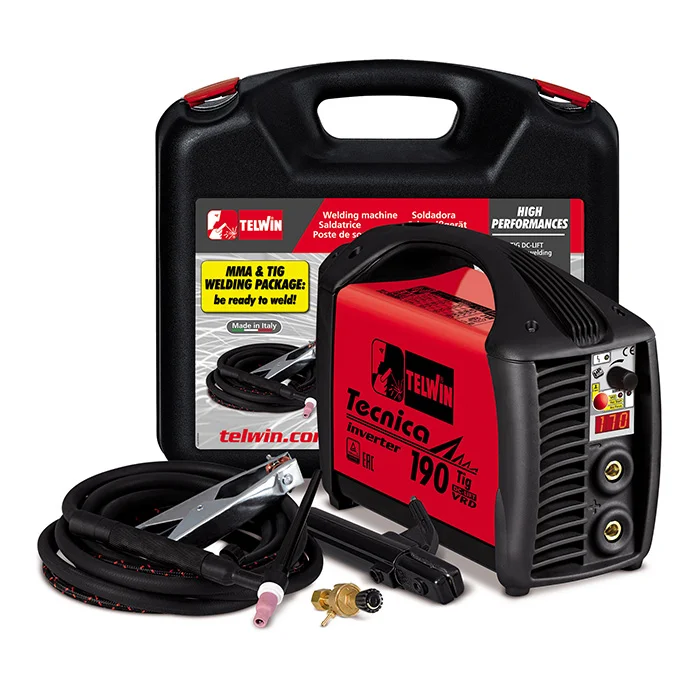 Telwin inverter aparat za zavarivanje MMA/TIG Tecnica 190 TIG DC-LIFT VRD 230V ACX 852045 Telwin inverter aparat za zavarivanje MMA/TIG Tecnica 190 TIG DC-LIFT VRD 230V ACX 852045