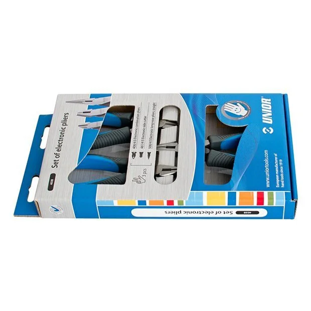Unior set klešta za elektroniku u kartonskoj kutiji 403B 620963 Unior set klešta za elektroniku u kartonskoj kutiji 403B 620963