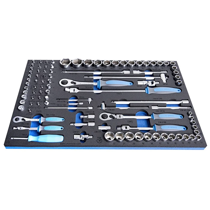 Unior garnitura nasadnih ključeva sa priborom u SOS ulošku za alat 96 komada 964/30SOS 621389