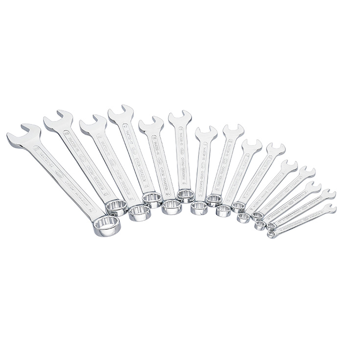 Vigor set okasto-viljuškastih ključeva 6-22mm 15 kom VI-V4472N Vigor set okasto-viljuškastih ključeva 6-22mm 15 kom VI-V4472N