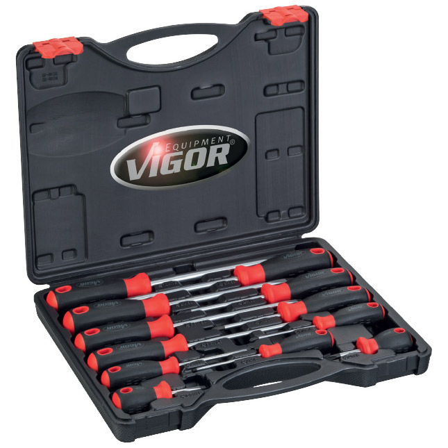 Vigor set šrafcigera 12 kom VI-V4655 Vigor set šrafcigera 12 kom VI-V4655