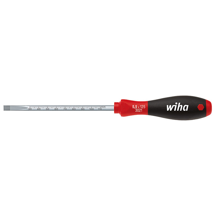 Wiha odvijač ravni sa skalom SoftFinish 5.5x125 W35397 Wiha odvijač ravni sa skalom SoftFinish 5.5x125 W35397