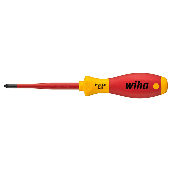 Wiha odvijač krstasti VDE SlimFix SoftFinish PH2x100 W35394 Wiha odvijač krstasti VDE SlimFix SoftFinish PH2x100 W35394