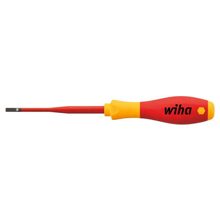 Wiha odvijač ravni VDE SlimFix SoftFinish 4.5x125 W35501 Wiha odvijač ravni VDE SlimFix SoftFinish 4.5x125 W35501