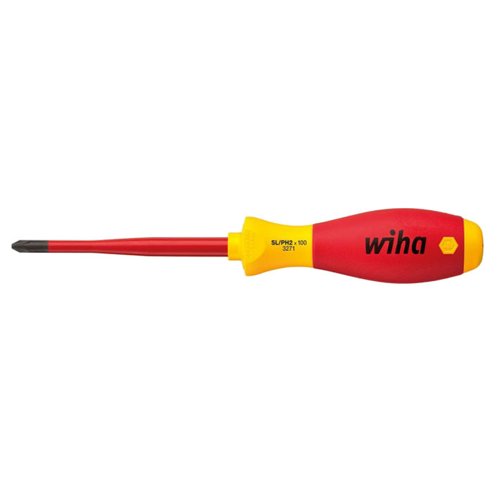 Wiha odvijač krstasti PlusMinus VDE SlimFix SoftFinish SL/PH2x100 W35503 Wiha odvijač krstasti PlusMinus VDE SlimFix SoftFinish SL/PH2x100 W35503