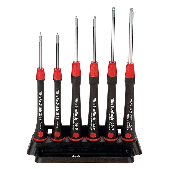 Wiha set preciznih Hex odvijača sa okruglom glavom 6 kom W00536 Wiha set preciznih Hex odvijača sa okruglom glavom 6 kom W00536