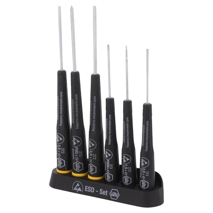 Wiha set preciznih ESD odvijača 6 kom W08463 Wiha set preciznih ESD odvijača 6 kom W08463