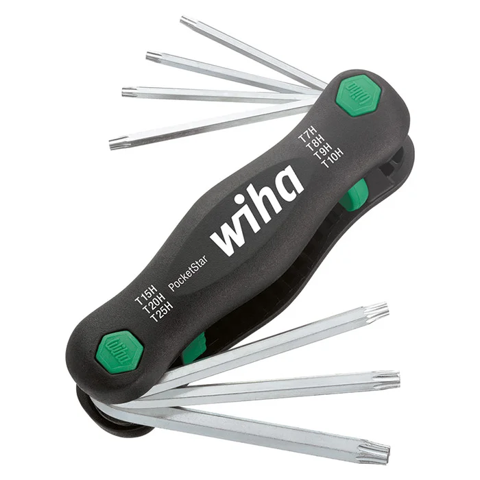 Wiha PocketStar komplet ključeva Torx sa rupom 7 kom W25128 Wiha PocketStar komplet ključeva Torx sa rupom 7 kom W25128