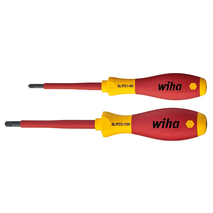 Wiha komplet PlusMinus SL/PZ odvijača VDE SoftFinish 2 kom W32282 Wiha komplet PlusMinus SL/PZ odvijača VDE SoftFinish 2 kom W32282