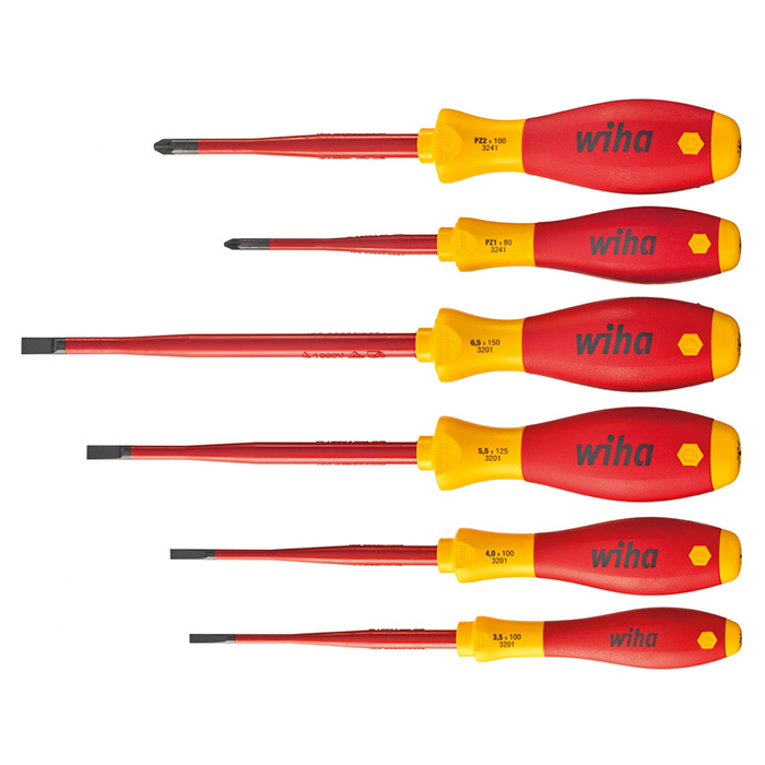 Wiha komplet odvijača VDE SlimFix SoftFinish 6 kom W36455 Wiha komplet odvijača VDE SlimFix SoftFinish 6 kom W36455