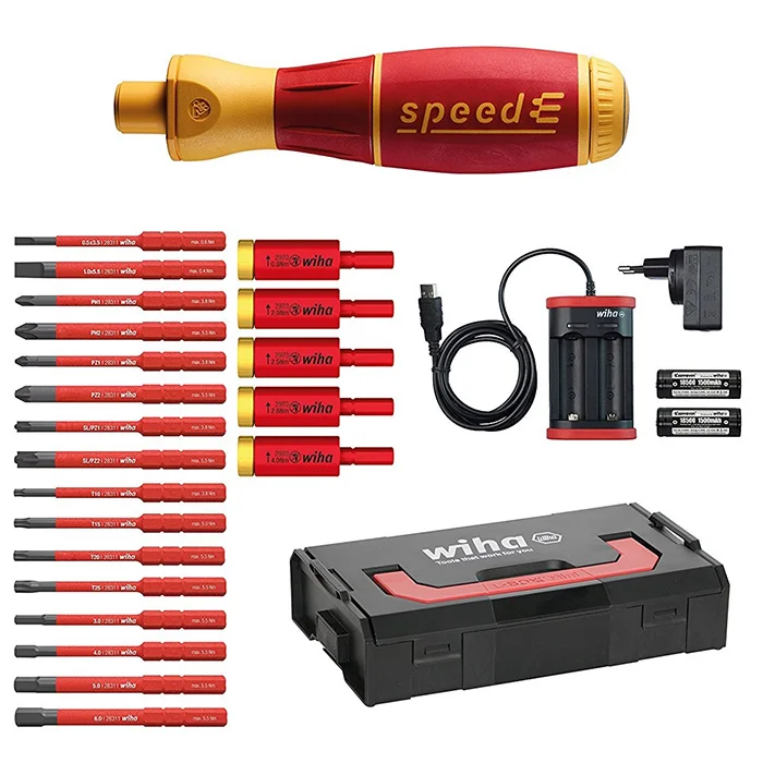 Wiha akumulatorski odvijač SpeedE® sa 16 nastavaka W41913 Wiha akumulatorski odvijač SpeedE® sa 16 nastavaka W41913