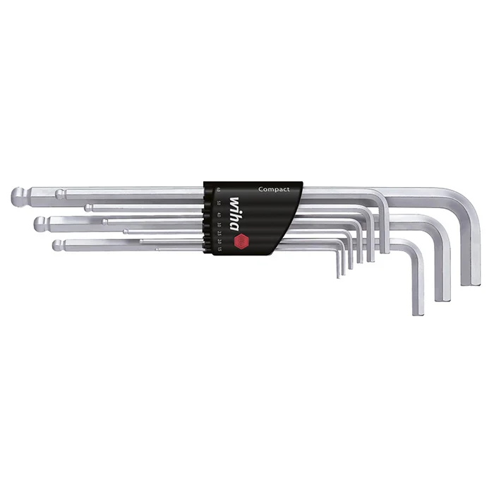 Wiha komplet dugih imbus ključeva na Compact držaču 9kom W01418 Wiha komplet dugih imbus ključeva na Compact držaču 9kom W01418