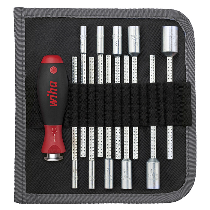 Wiha set System 6 - odvijač ručica sa umetcima 11kom W27713 Wiha set System 6 - odvijač ručica sa umetcima 11kom W27713