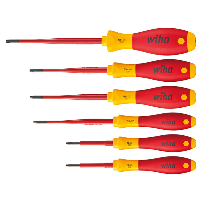 Wiha komplet TORX® odvijača VDE SlimFix SoftFinish 6 kom W36558 Wiha komplet TORX® odvijača VDE SlimFix SoftFinish 6 kom W36558