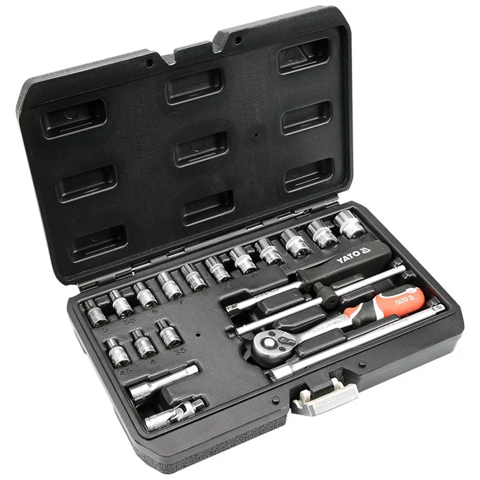 Yato garnitura nasadnih ključeva 1/4 Yato garnitura nasadnih ključeva 1/4