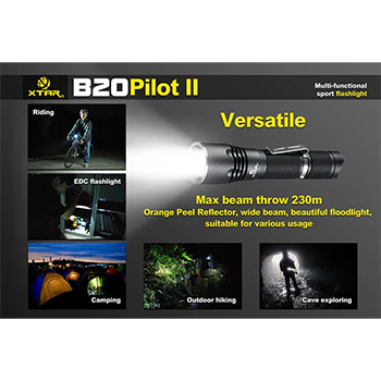 Xtar set B20 PILOT II 1100lm LED punjiva lampa + dodaci Xtar set B20 PILOT II 1100lm LED punjiva lampa + dodaci