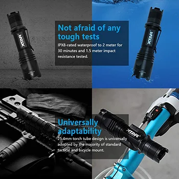 Xtar set TZ28 1500lm taktička punjiva lampa + dodaci Xtar set TZ28 1500lm taktička punjiva lampa + dodaci