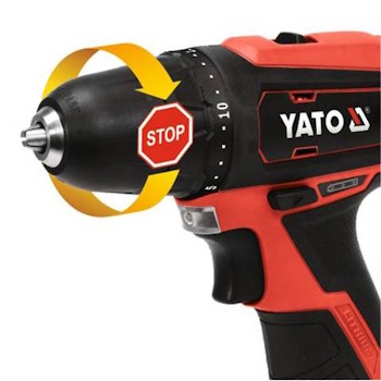 Yato aku bušilica odvijač 12V 1x2.0Ah YT-82901 Yato aku bušilica odvijač 12V 1x2.0Ah YT-82901