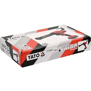 Yato aku pištolj za silikon 18V 1X4.0Ah YT-82888-4