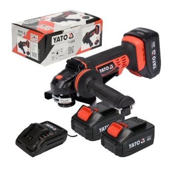 Yato aku ugaona brusilica 18V 2x3Ah YT-82828 Yato aku ugaona brusilica 18V 2x3Ah YT-82828
