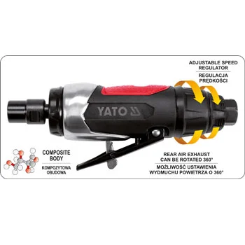 Yato pneumatska čeona brusilica YT-09632 Yato pneumatska čeona brusilica YT-09632