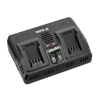 Yato dvostruki punjač za baterije 18V 2.2A YT-828499 Yato dvostruki punjač za baterije 18V 2.2A YT-828499