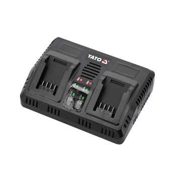 Yato dvostruki punjač za baterije 18V 2.2A YT-828499 Yato dvostruki punjač za baterije 18V 2.2A YT-828499