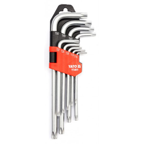 Yato garnitura torx ključeva TX10-TX50 9kom YT-0511 Yato garnitura torx ključeva TX10-TX50 9kom YT-0511