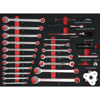 Yato kolica za alat sa 3 fioke sa 162 alata YT-55280-4