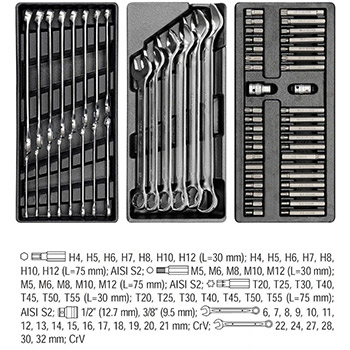 Yato kolica za alat sa 7 fioka sa 165 alata YT-55293-2