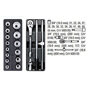 Yato kolica za alat sa 7 fioka sa 165 alata YT-55293-5