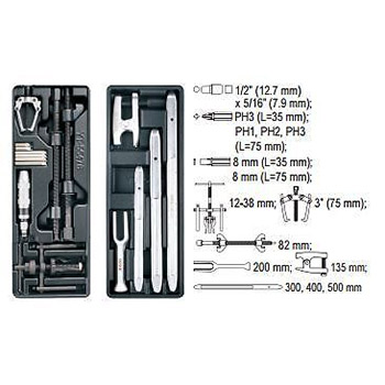 Yato kolica za alat sa 7 fioka sa 165 alata YT-55293-6