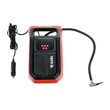 Yato mobilni kompresor za pumpanje guma 12V sa LCD displejem i LED svetlom YT-73470-3